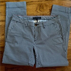 Tommy Hilfiger Blue and White Checkered Pants